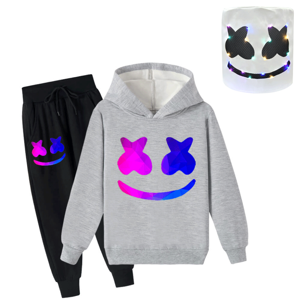 Halloween Costume Kids DJ Hoodie Pants Set
