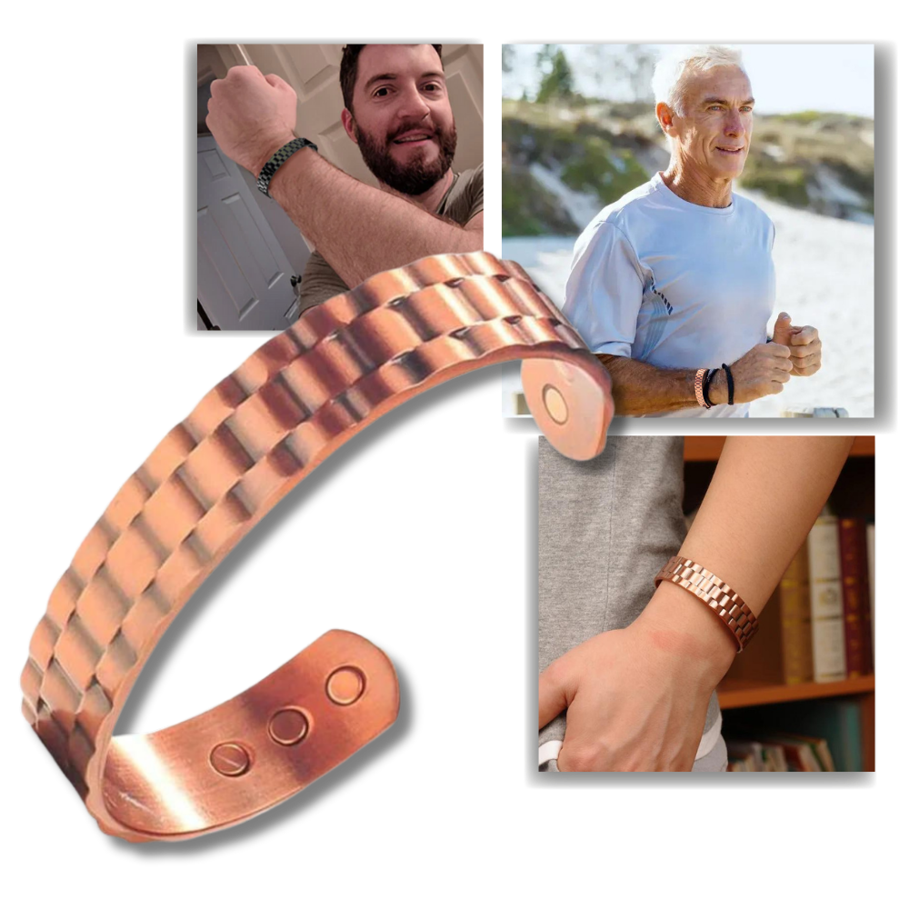 Magnetic Copper Bracelet Therapy Wellness Band