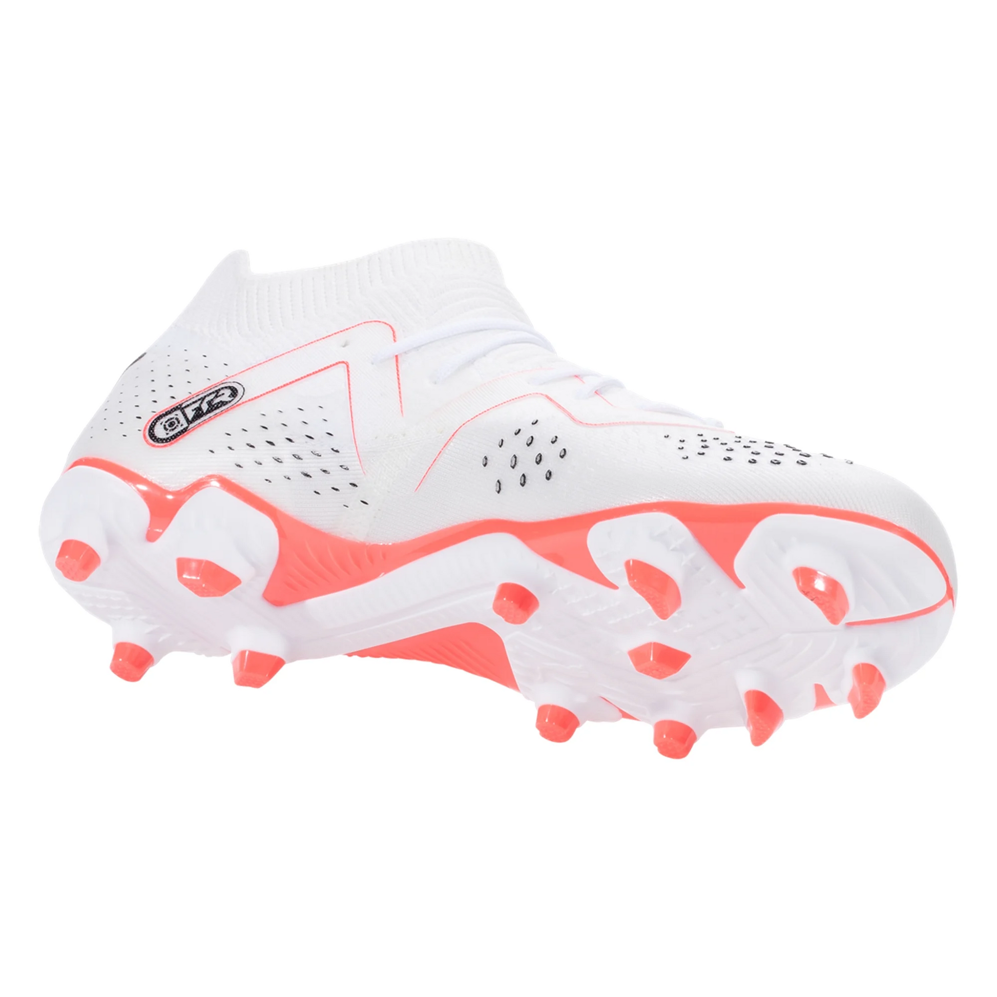 Puma Jr. Future Match FG/AG Soccer Cleats(White/Fire Orchid)