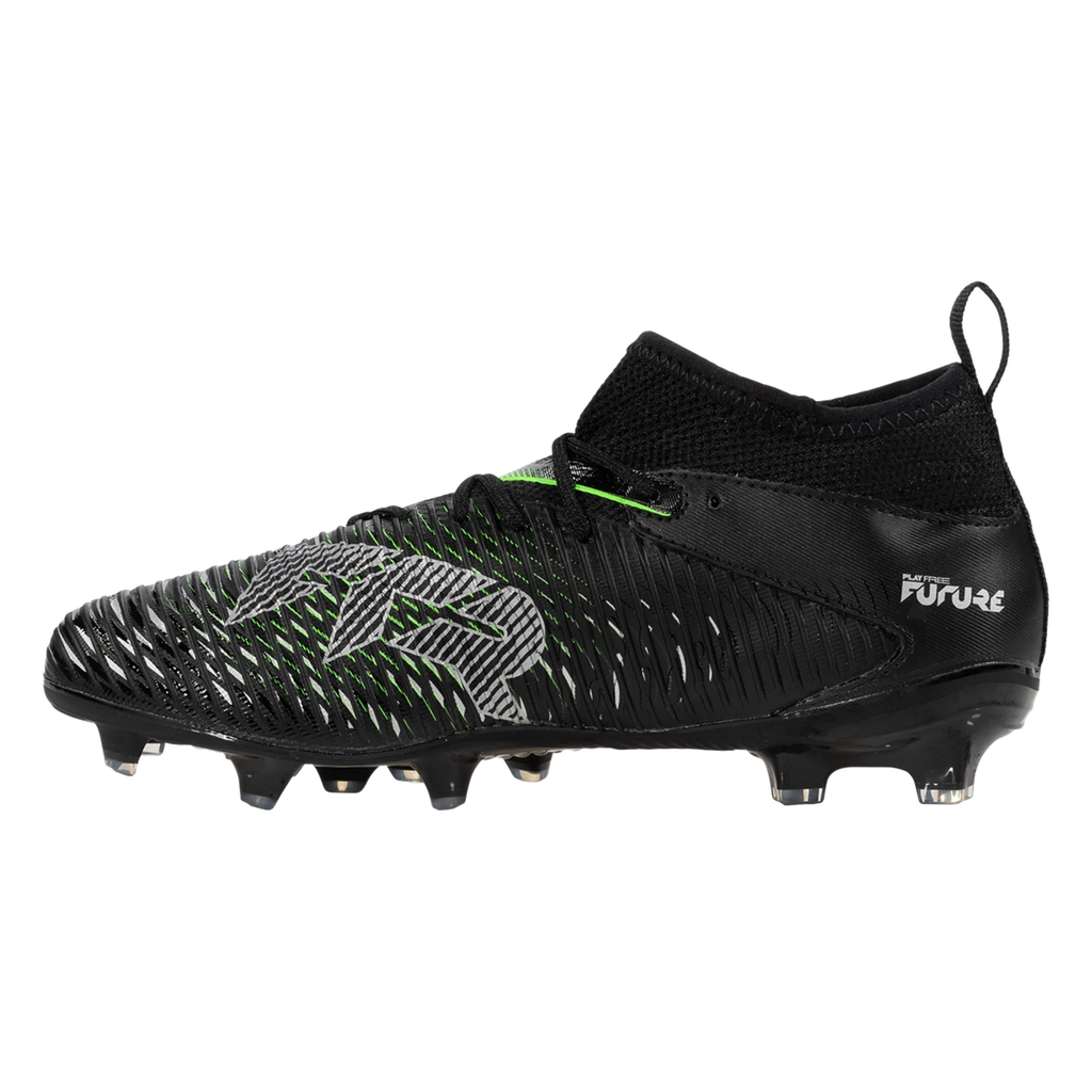 Puma Jr. Future 8 Match FG/AG Soccer Cleats (Puma Black/Fluo Green)