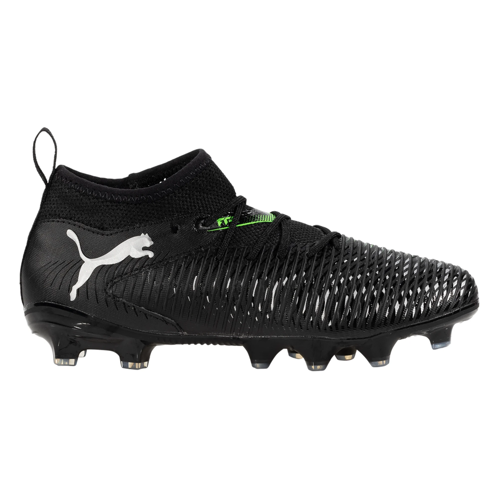 Puma Jr. Future 8 Match FG/AG Soccer Cleats (Puma Black/Fluo Green)