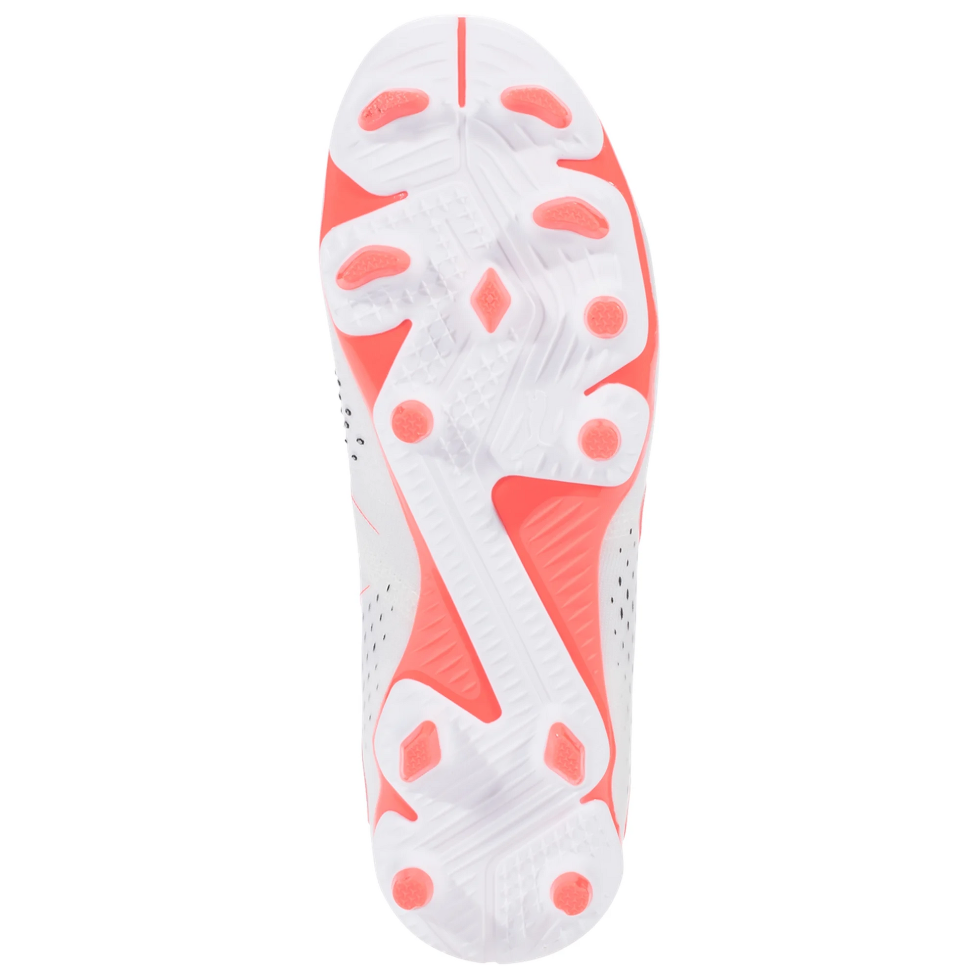 Puma Jr. Future Match FG/AG Soccer Cleats(White/Fire Orchid)
