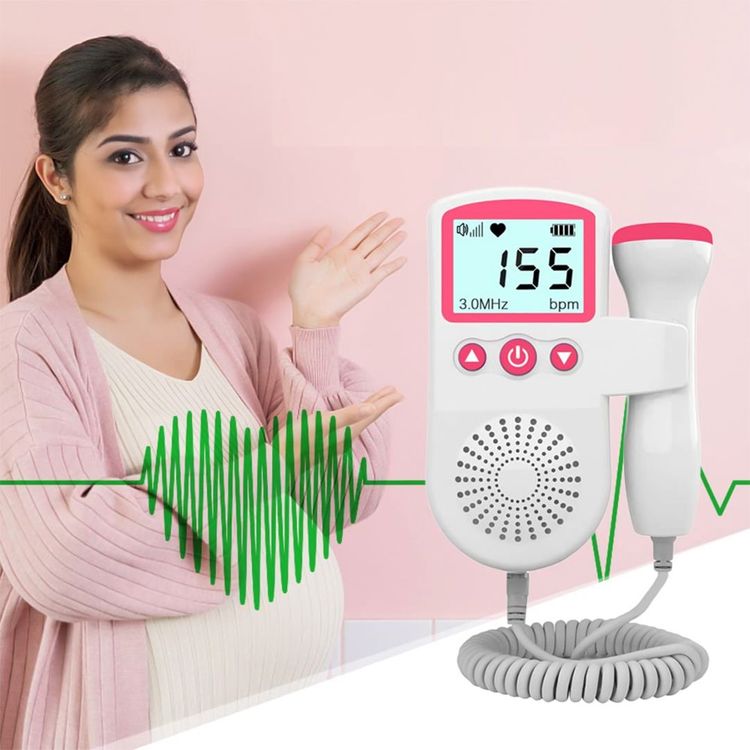 Fetal Doppler Heart Rate Monitor with LCD Display