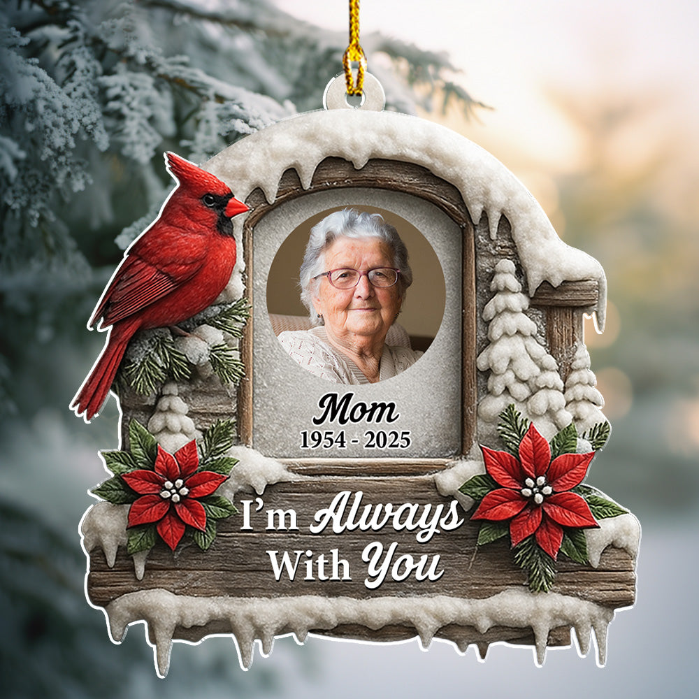 Always In My Memory - Personalized Custom Acrylic Ornament