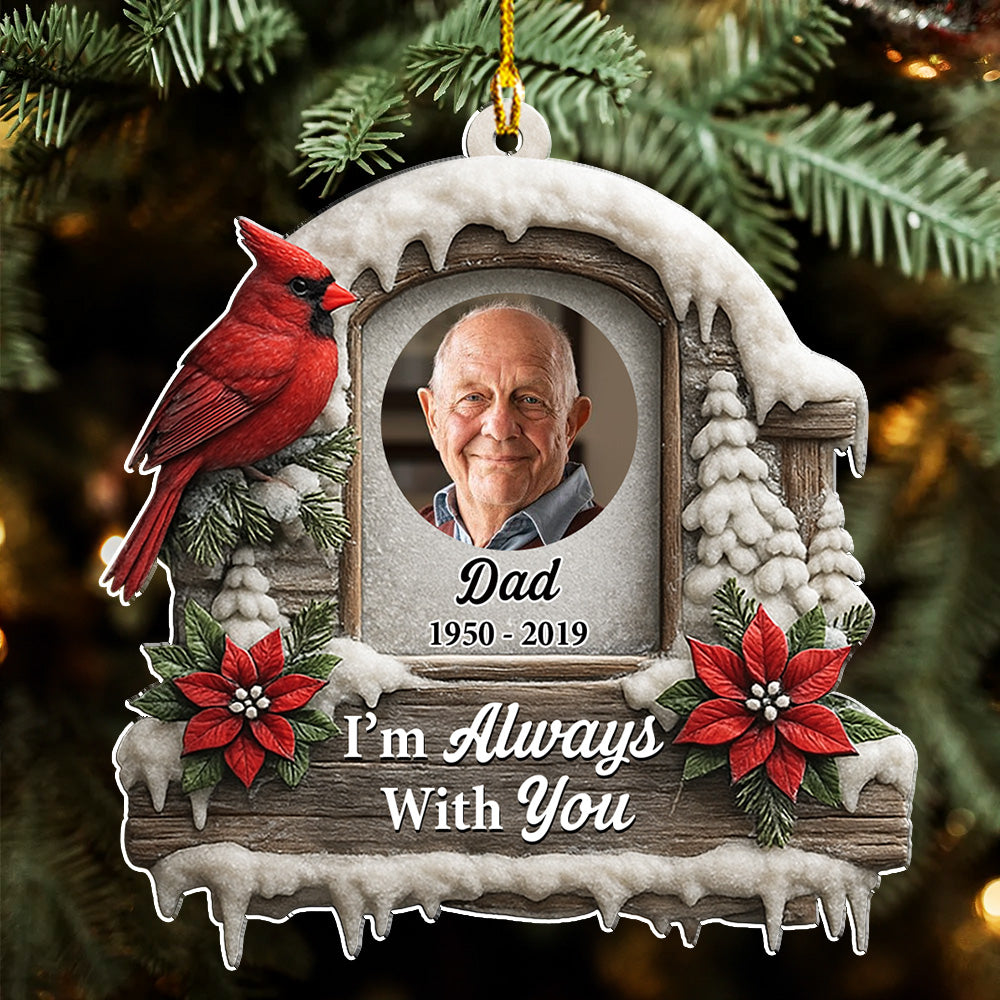 Always In My Memory - Personalized Custom Acrylic Ornament