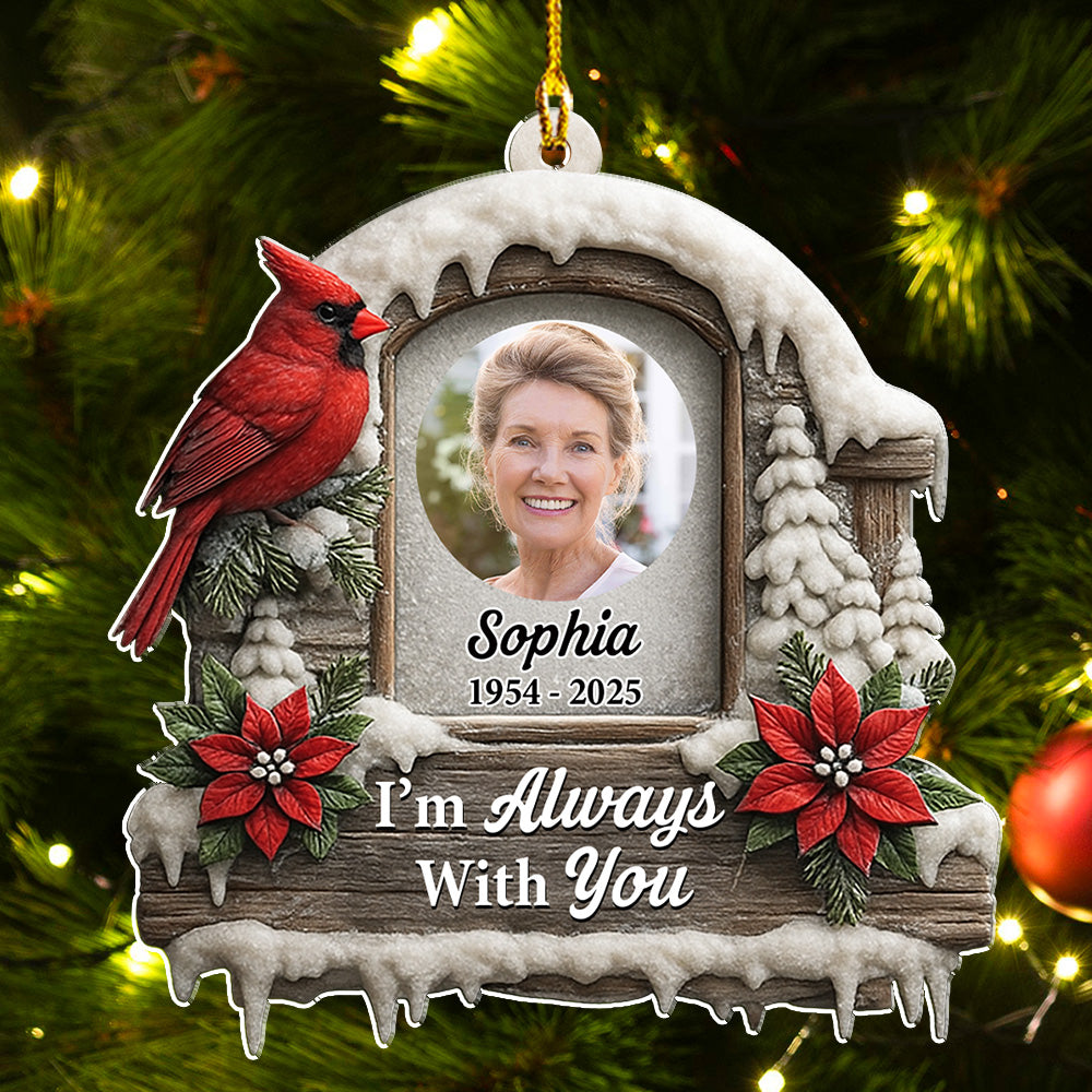 Always In My Memory - Personalized Custom Acrylic Ornament