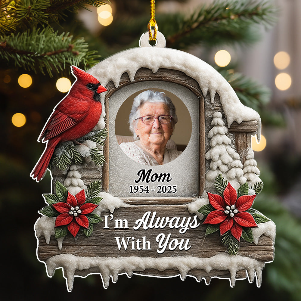 Always In My Memory - Personalized Custom Acrylic Ornament