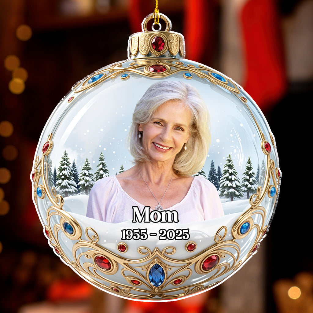 Forever In Our Hearts Version 2 - Personalized Custom Acrylic Ornament