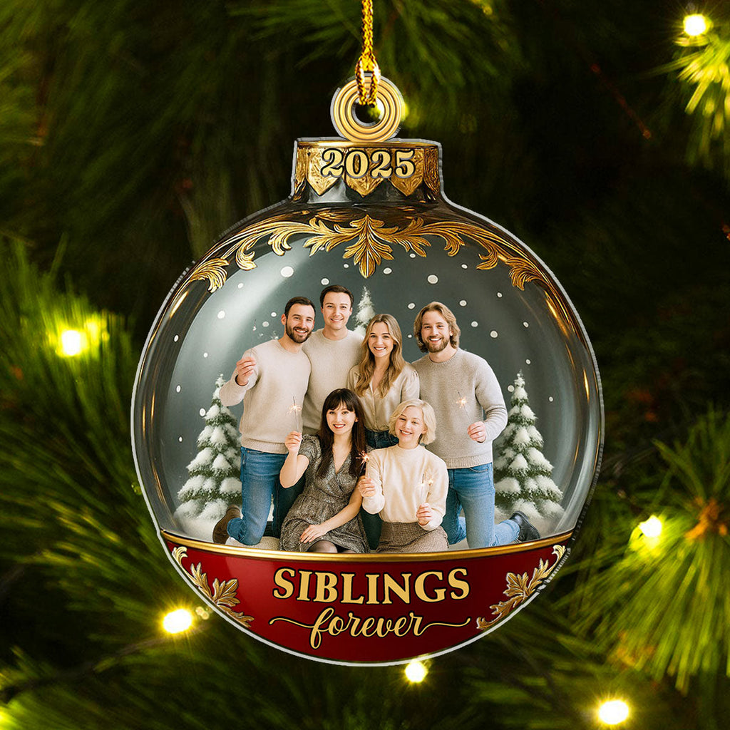 A Love That Never Fade - Personalized Custom Acrylic Ornament