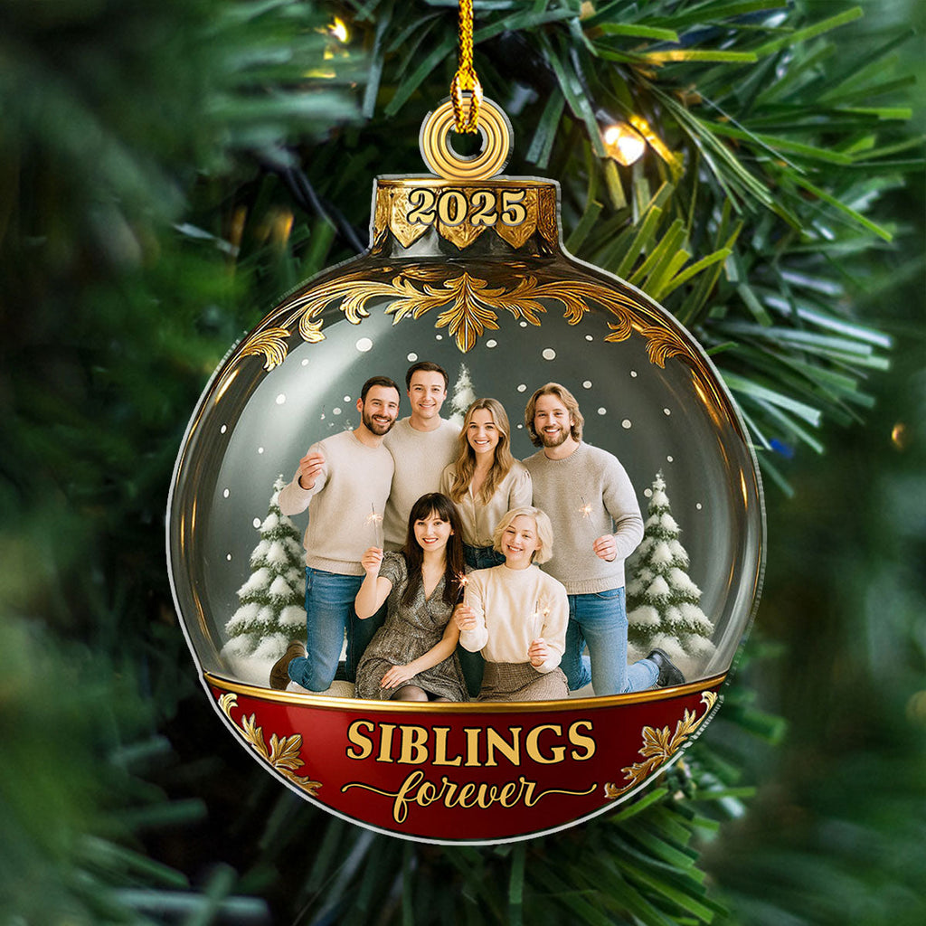 A Love That Never Fade - Personalized Custom Acrylic Ornament