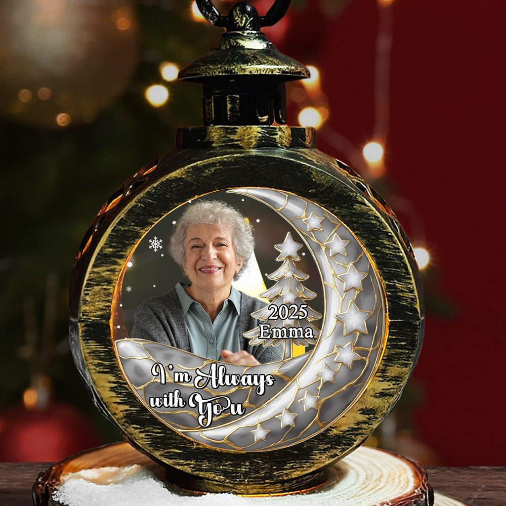 Always With You - Personalized Custom 3D Effect Christmas Lantern