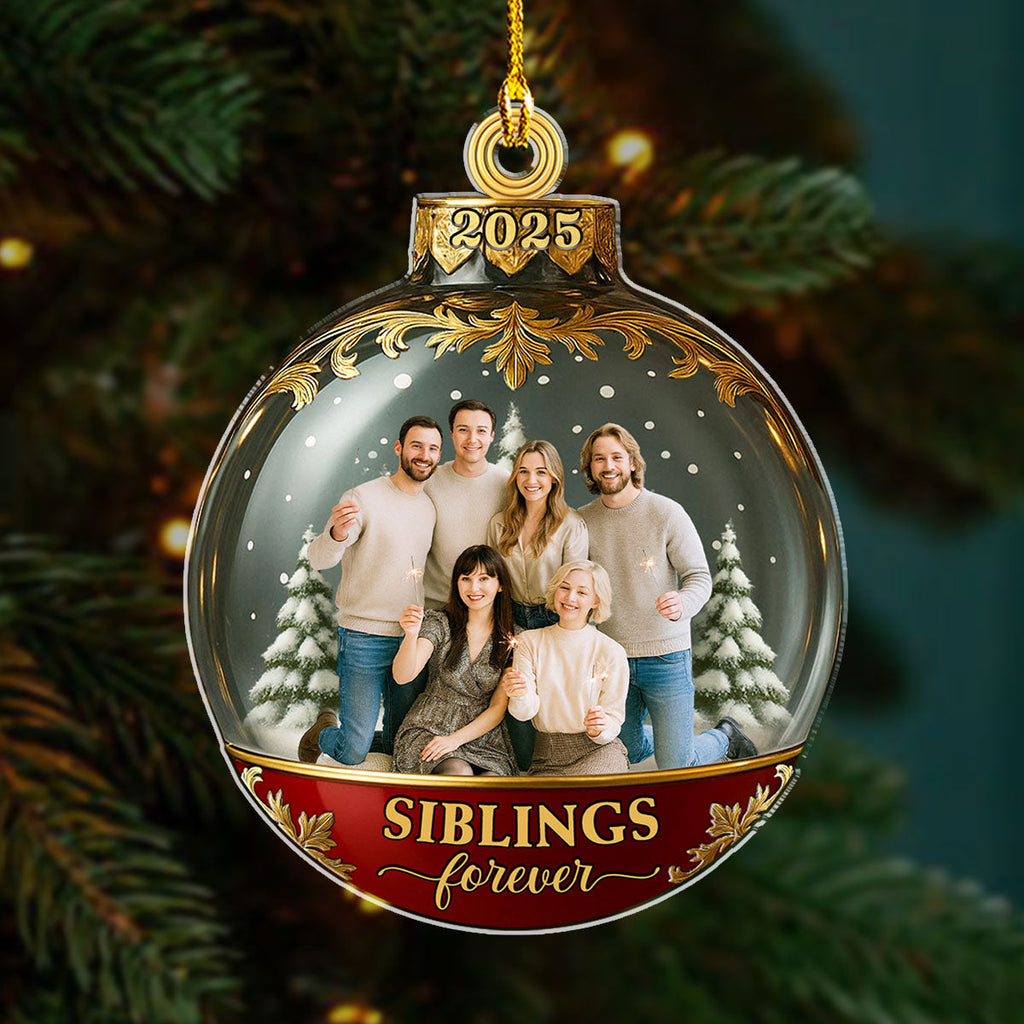 A Love That Never Fade - Personalized Custom Acrylic Ornament