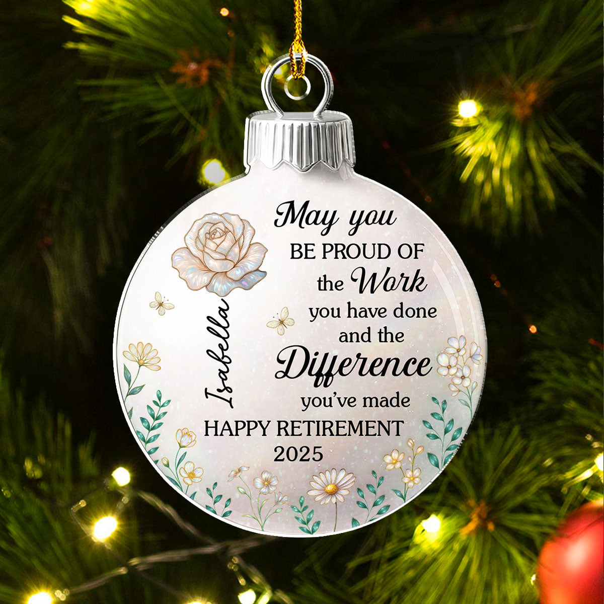 A Legacy To Be Proud Of - Personalized Custom Acrylic Ornament