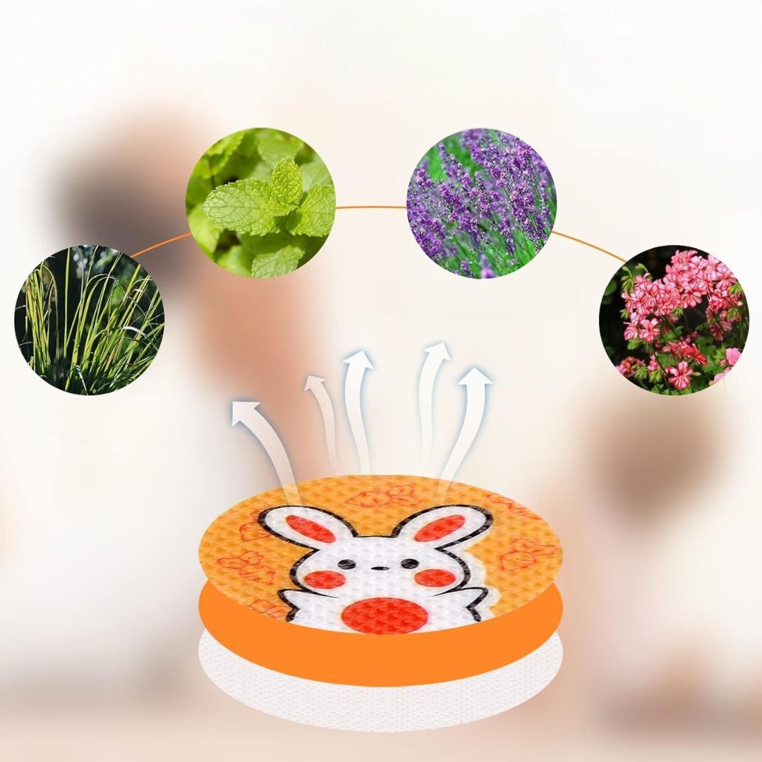 Insect Repellent Animal Print Kids Stickers