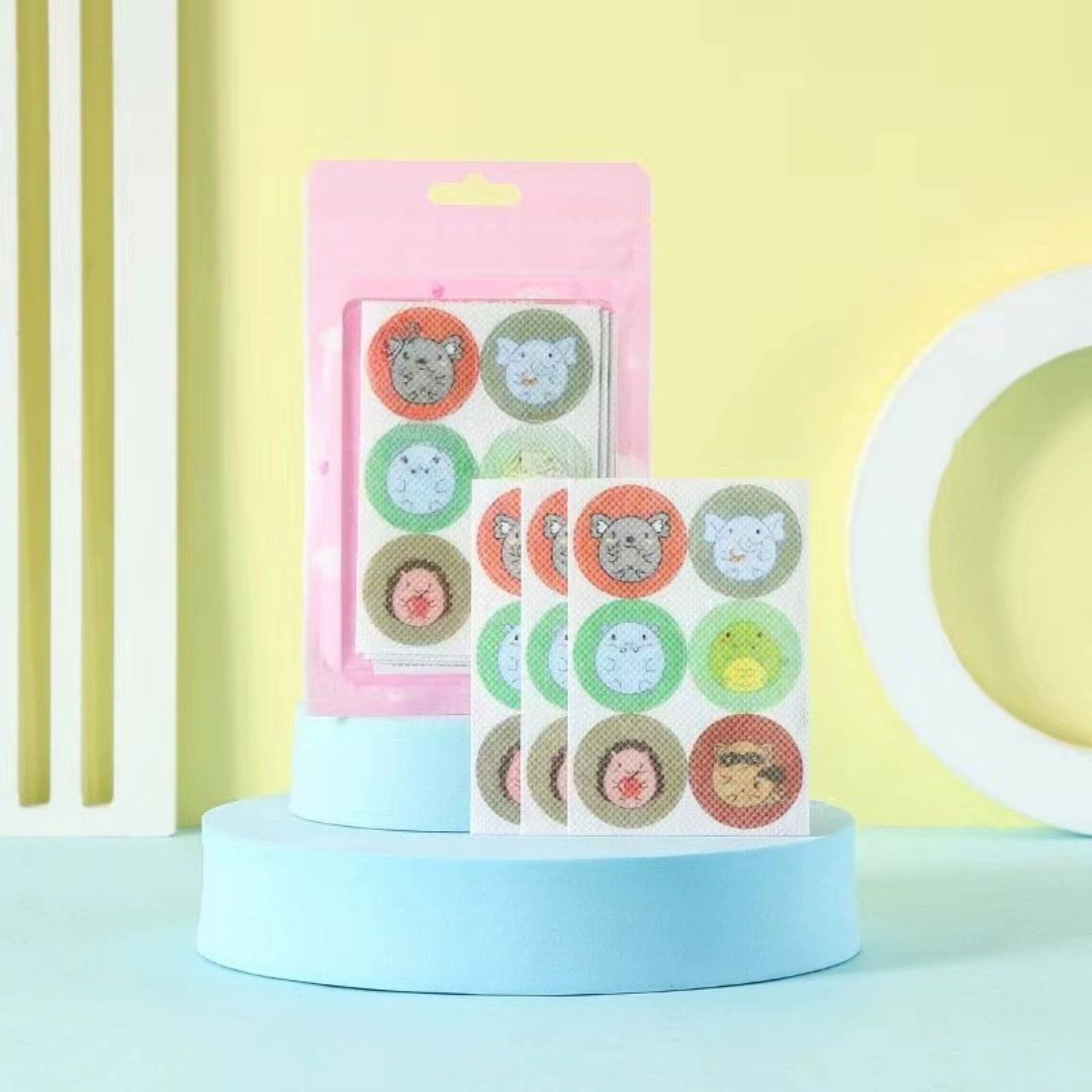 Insect Repellent Animal Print Kids Stickers