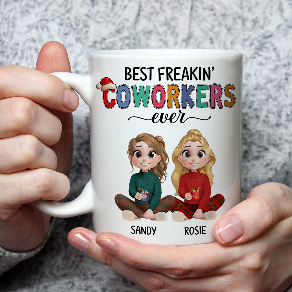 Our Team Glows Brighter Than Lights - Personalized Custom Coffee Mug