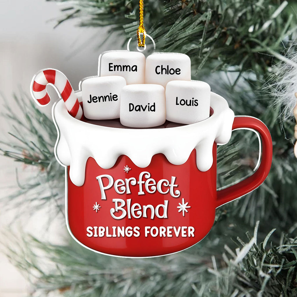 A Blend Of Christmas Cheer - Personalized Custom Acrylic Ornament