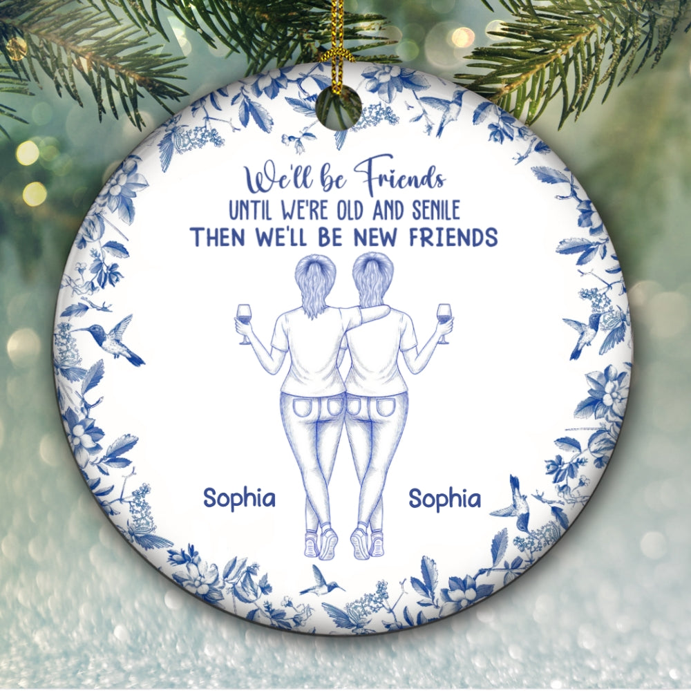 From Now Until Always - Personalized Custom Ceramic Ornament