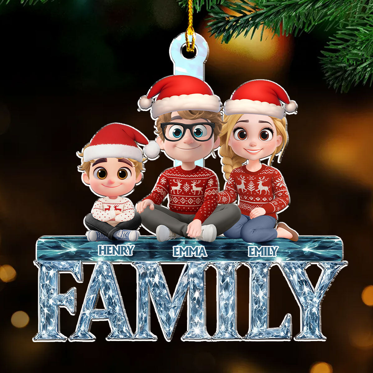 A Year To Remember - Personalized Custom Acrylic Ornament