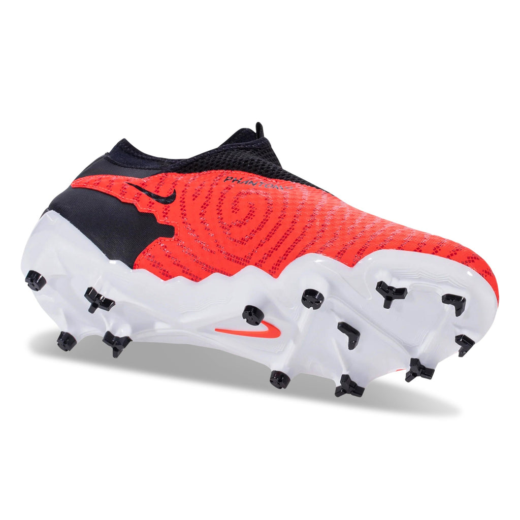 Nike Phantom GX Academy DF FG/MG Soccer Cleats (Bright Crimson/White)