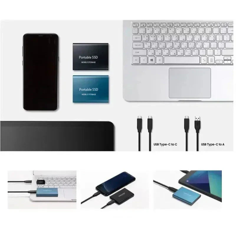 Portable External SSD USB-C Solid State Drive