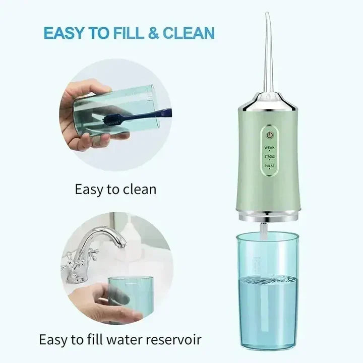 Water Flosser Rechargeable Portable Dental Cleaner