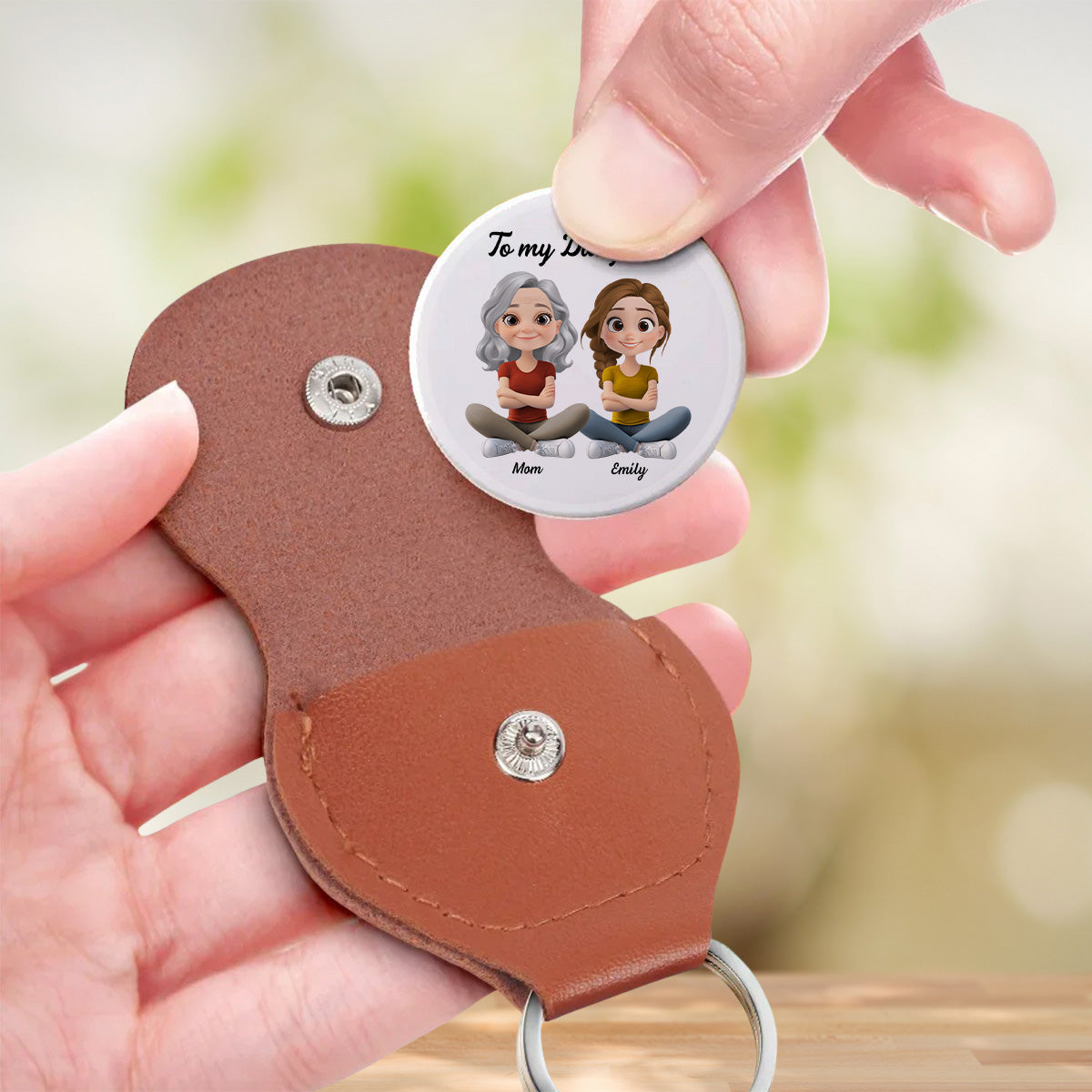 A Daughter Like You - Personalized Custom Pocket Hug