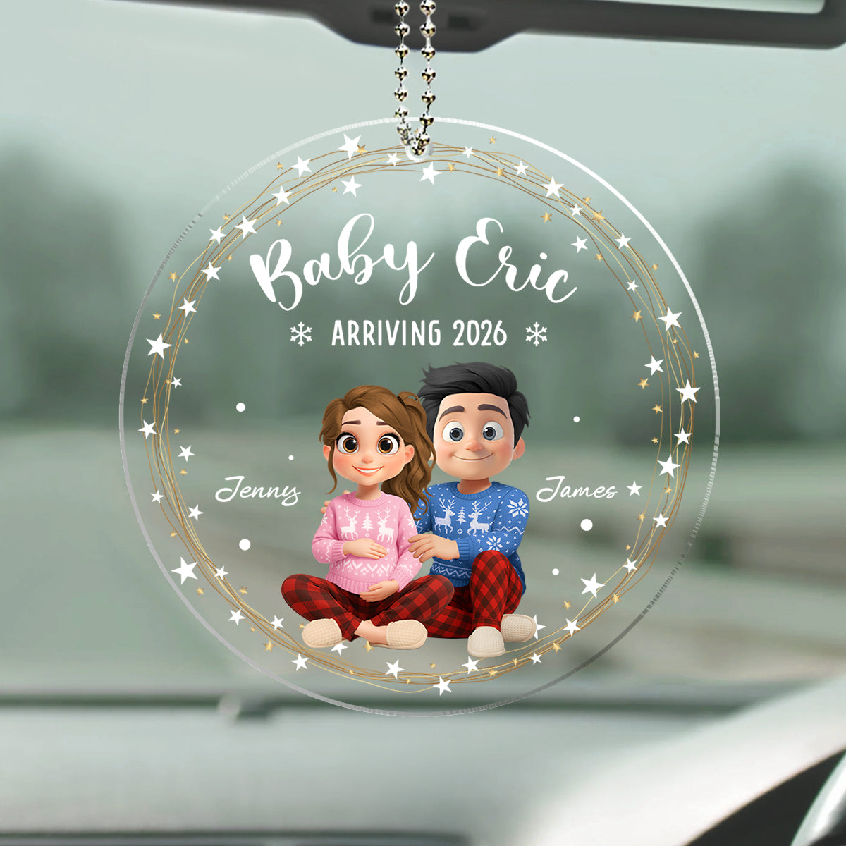 Arrive To This World - Personalized Custom Car Ornament