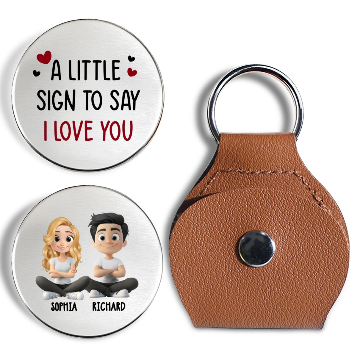 A Little Sign For You - Personalized Custom Pocket Hug