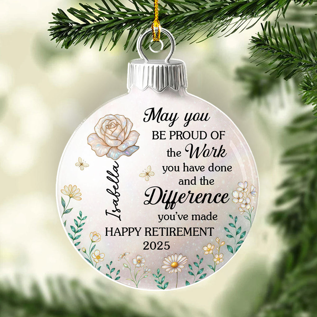 A Legacy To Be Proud Of - Personalized Custom Acrylic Ornament