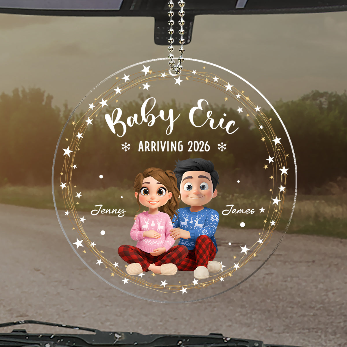 Arrive To This World - Personalized Custom Car Ornament