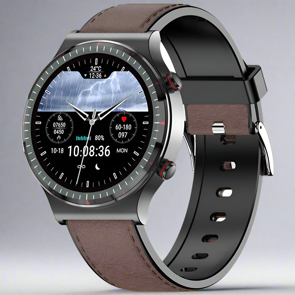 Smartwatch Stainless Steel Health Tracking Fitness Sports Watch