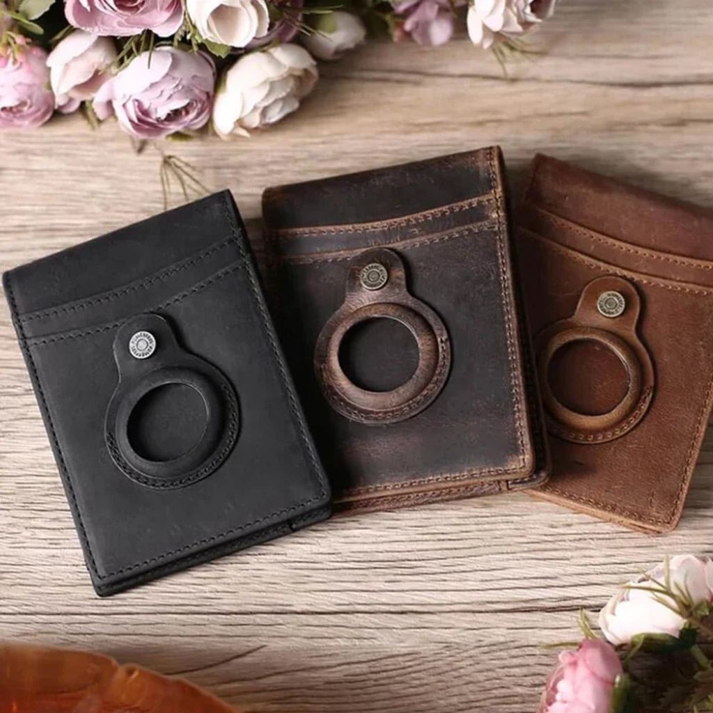 Leather Wallet RFID Slim Card Holder Pouch