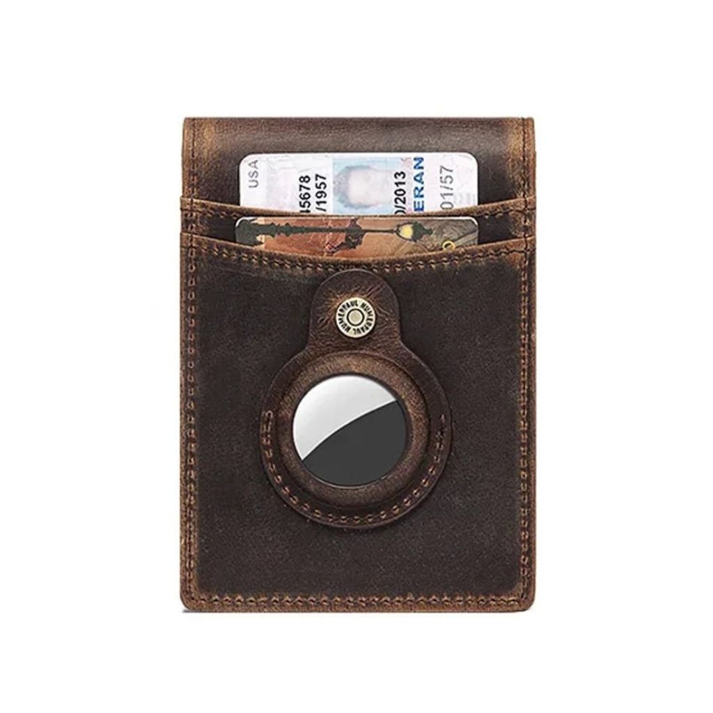 Leather Wallet RFID Slim Card Holder Pouch