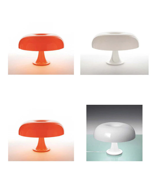 LED Table Lamp with Modern Mushroom Design