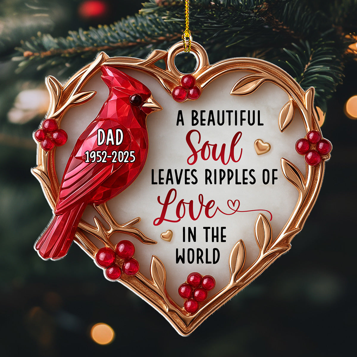 A Beautiful Soul - Personalized Custom Acrylic Ornament