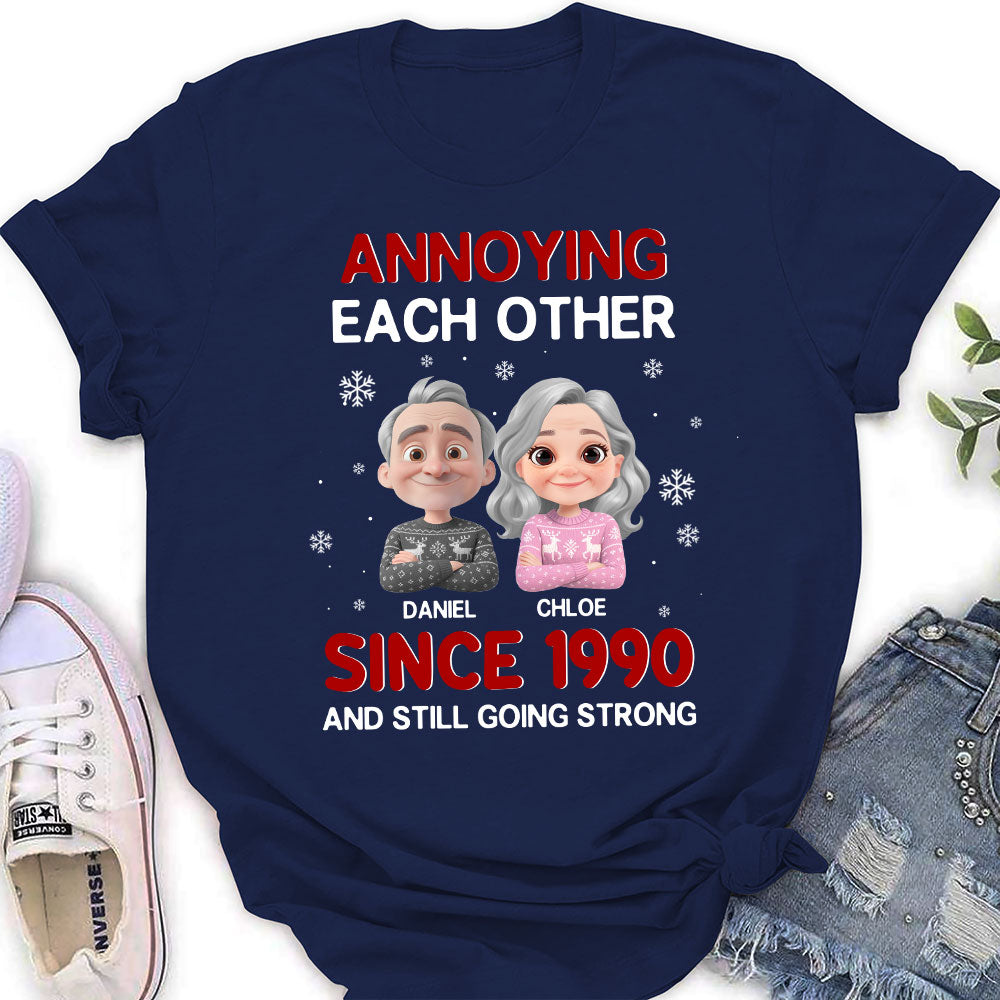 Annoying Each Other Christmas - Personalized Custom Shirt