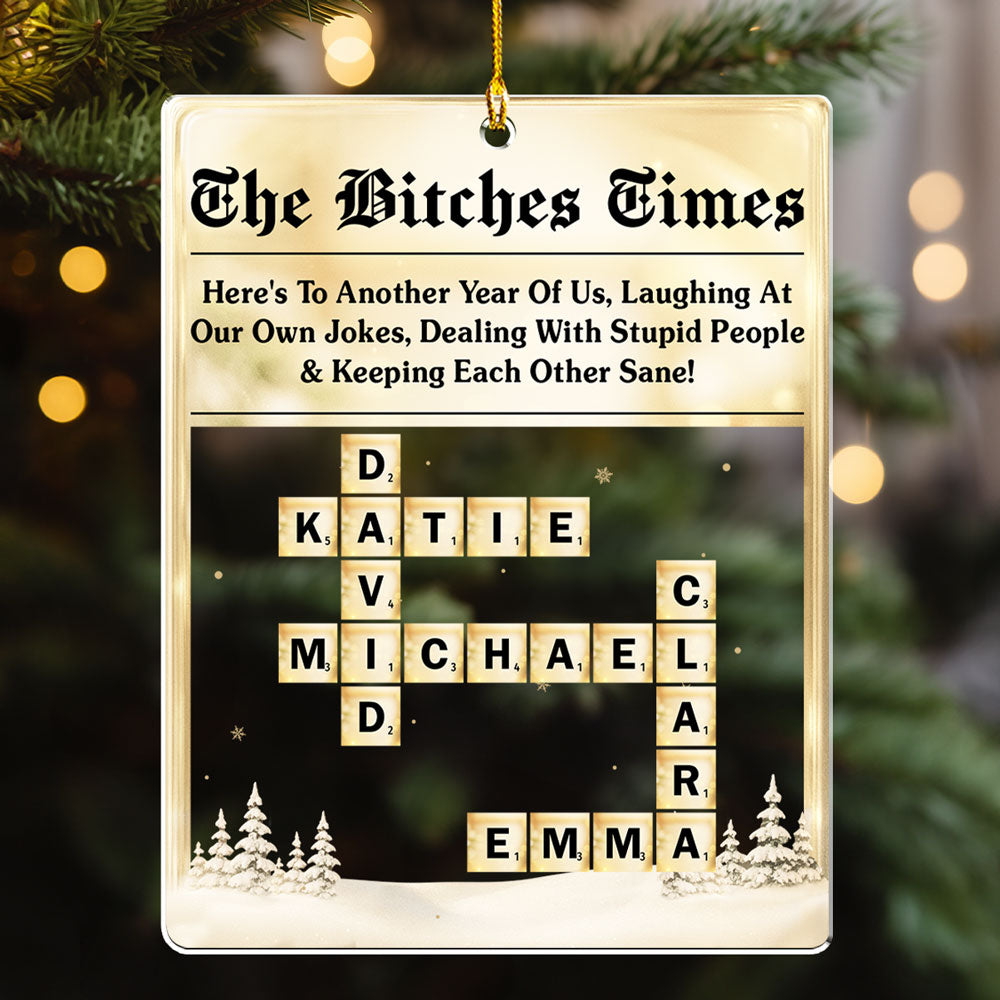 Another Year Together - Personalized Custom Acrylic Ornament