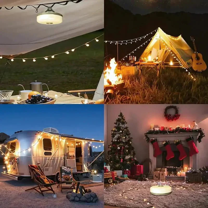 Outdoor Camping String Lights with Waterproof LED