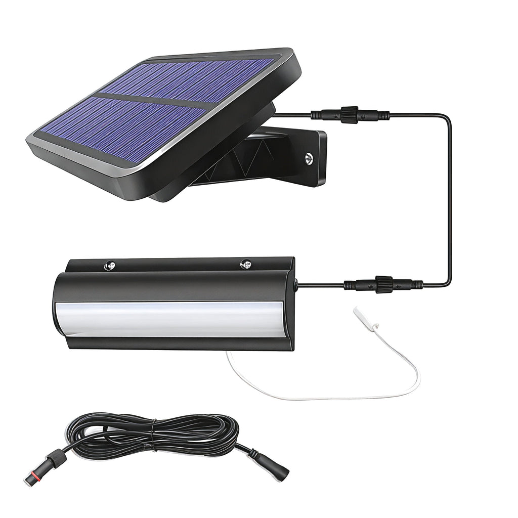 Solar Powered Outdoor Modern LED Wall Light