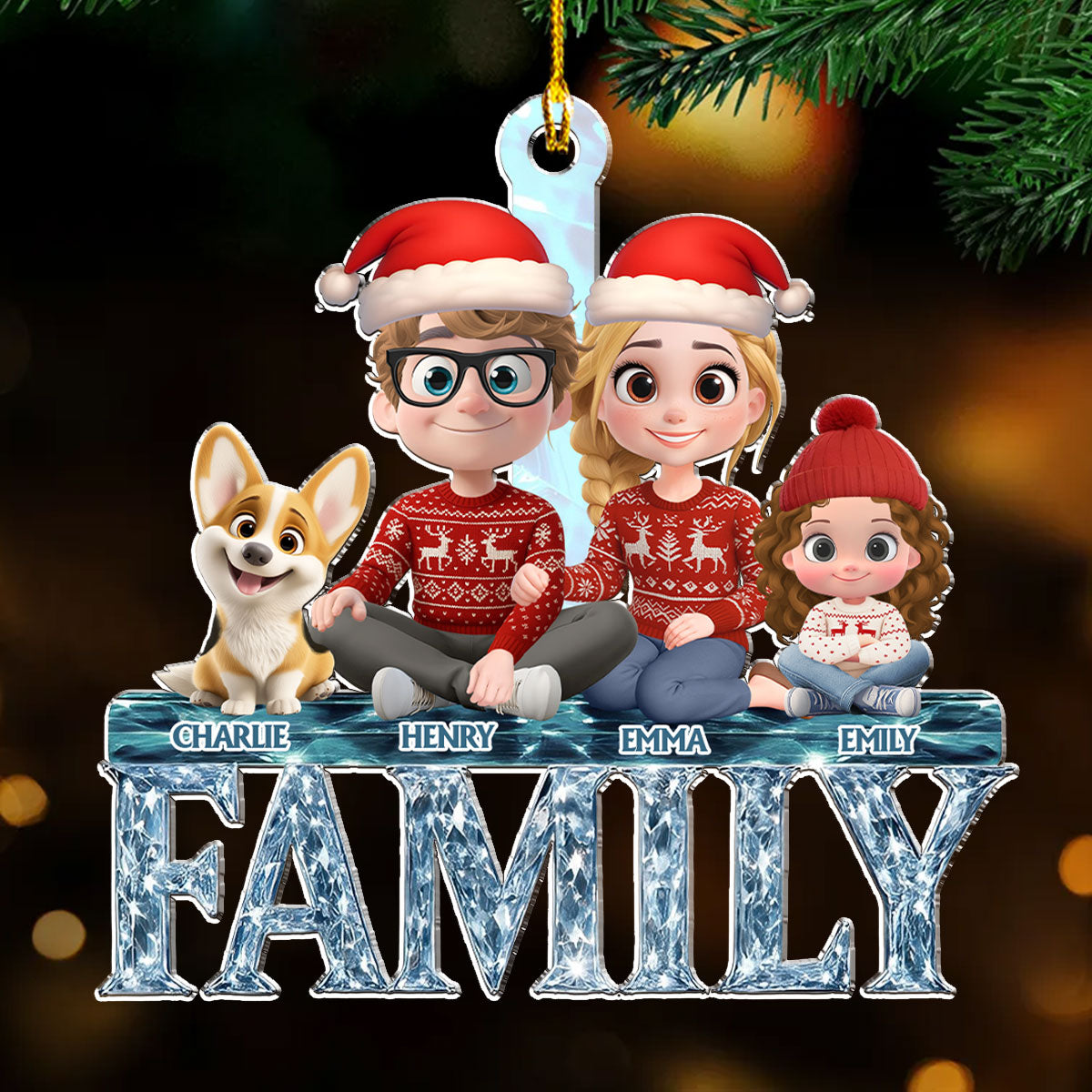 A Year To Remember - Personalized Custom Acrylic Ornament