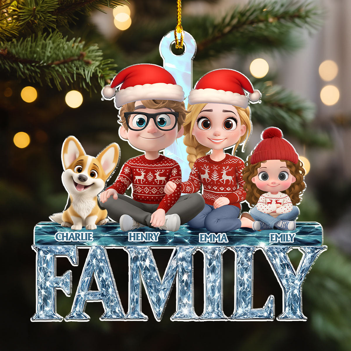 A Year To Remember - Personalized Custom Acrylic Ornament