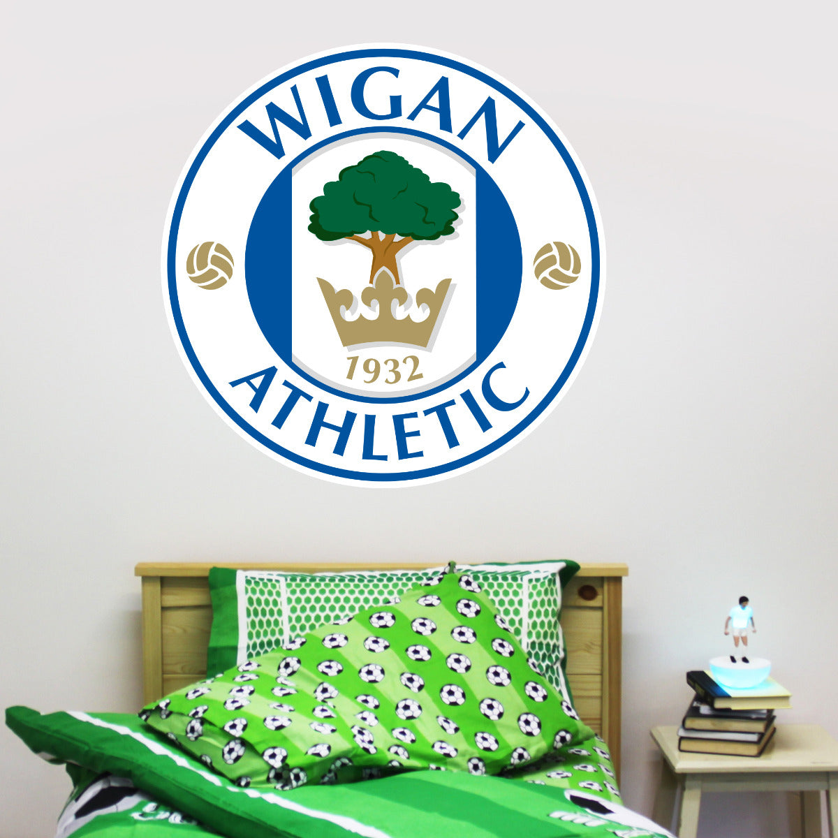 Wigan Athletic F.C. Crest Wall Sticker