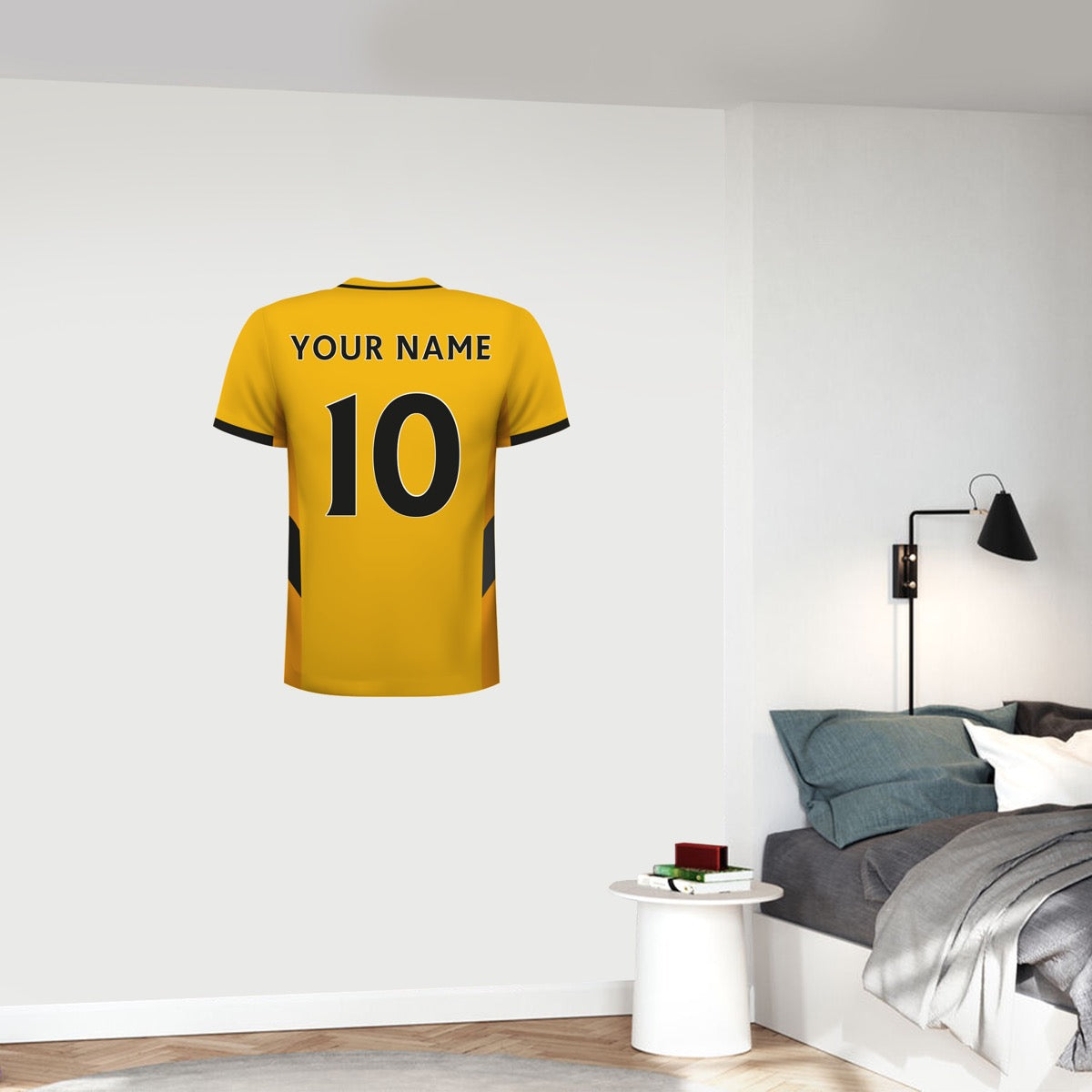 Wolverhampton Wanderers F.C. - Personalised Name and Number 21/22 Shirt Wall Sticker