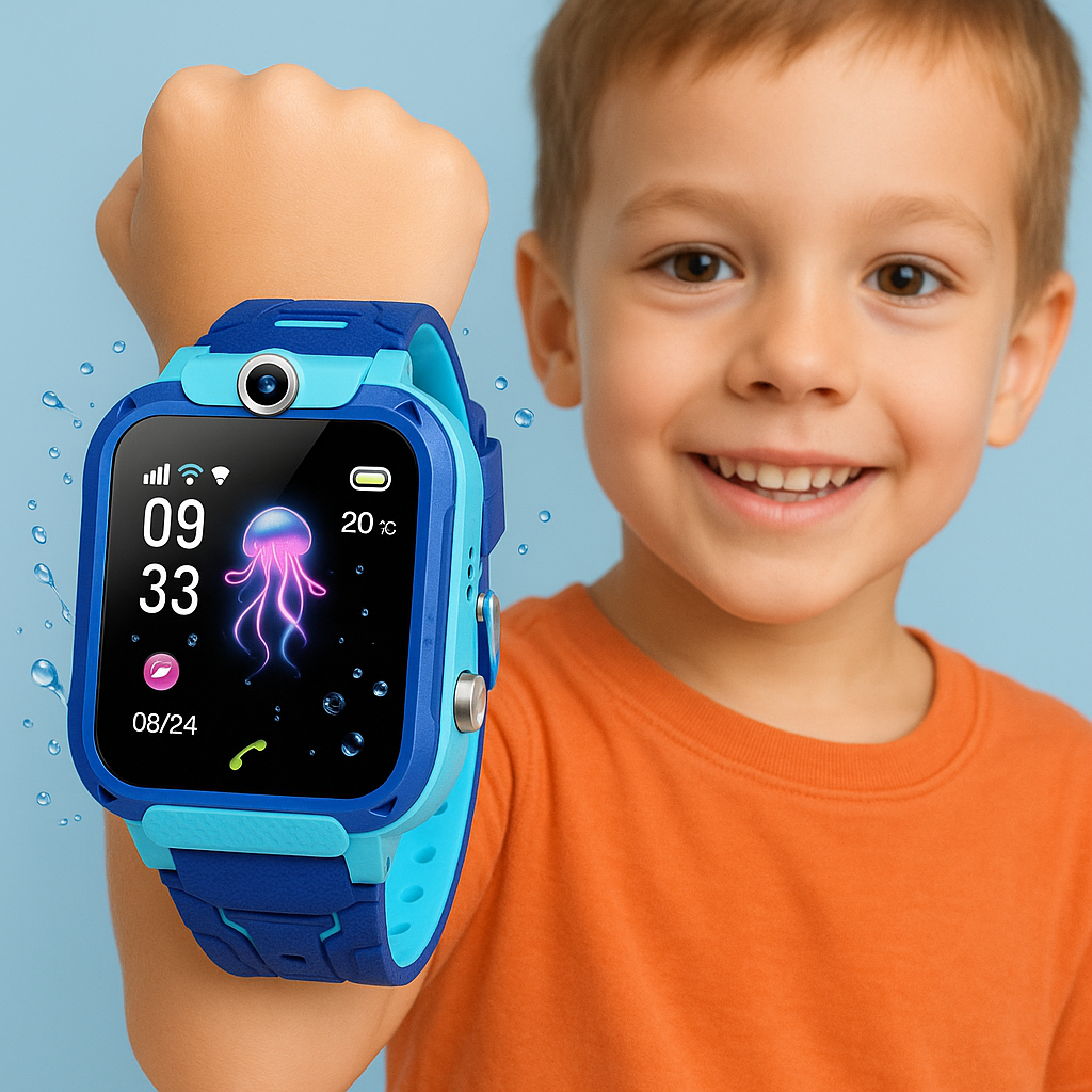 Kids GPS Waterproof Smartwatch SOS Tracker