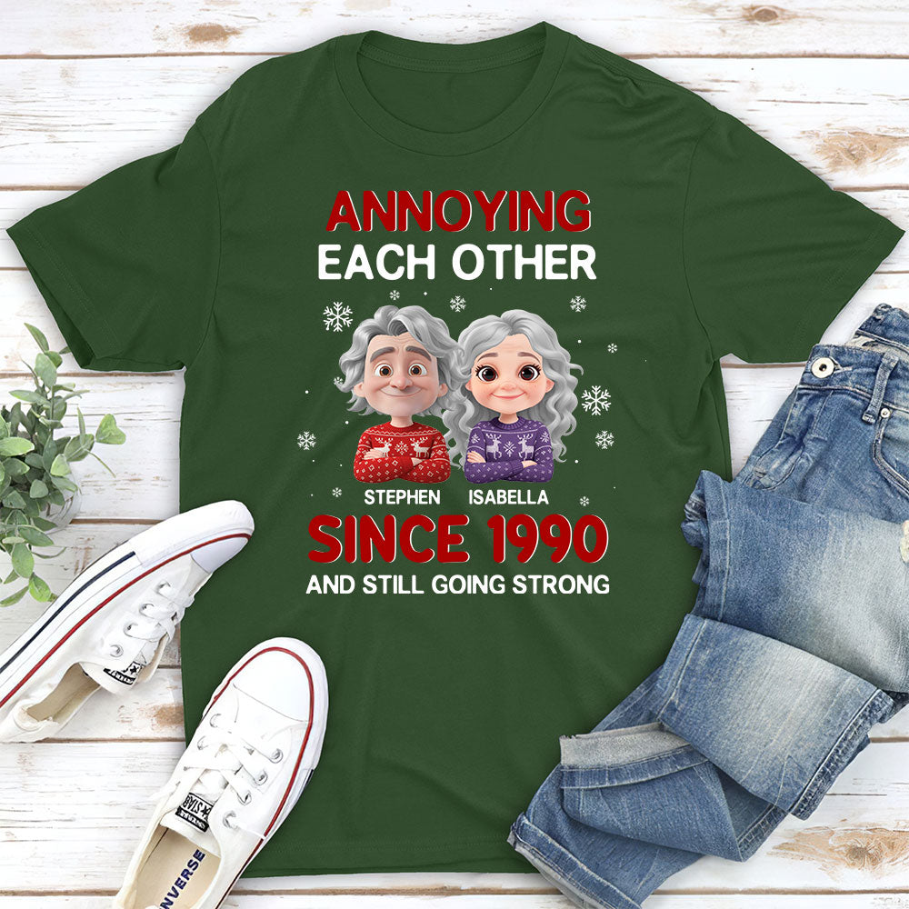 Annoying Each Other Christmas - Personalized Custom Shirt