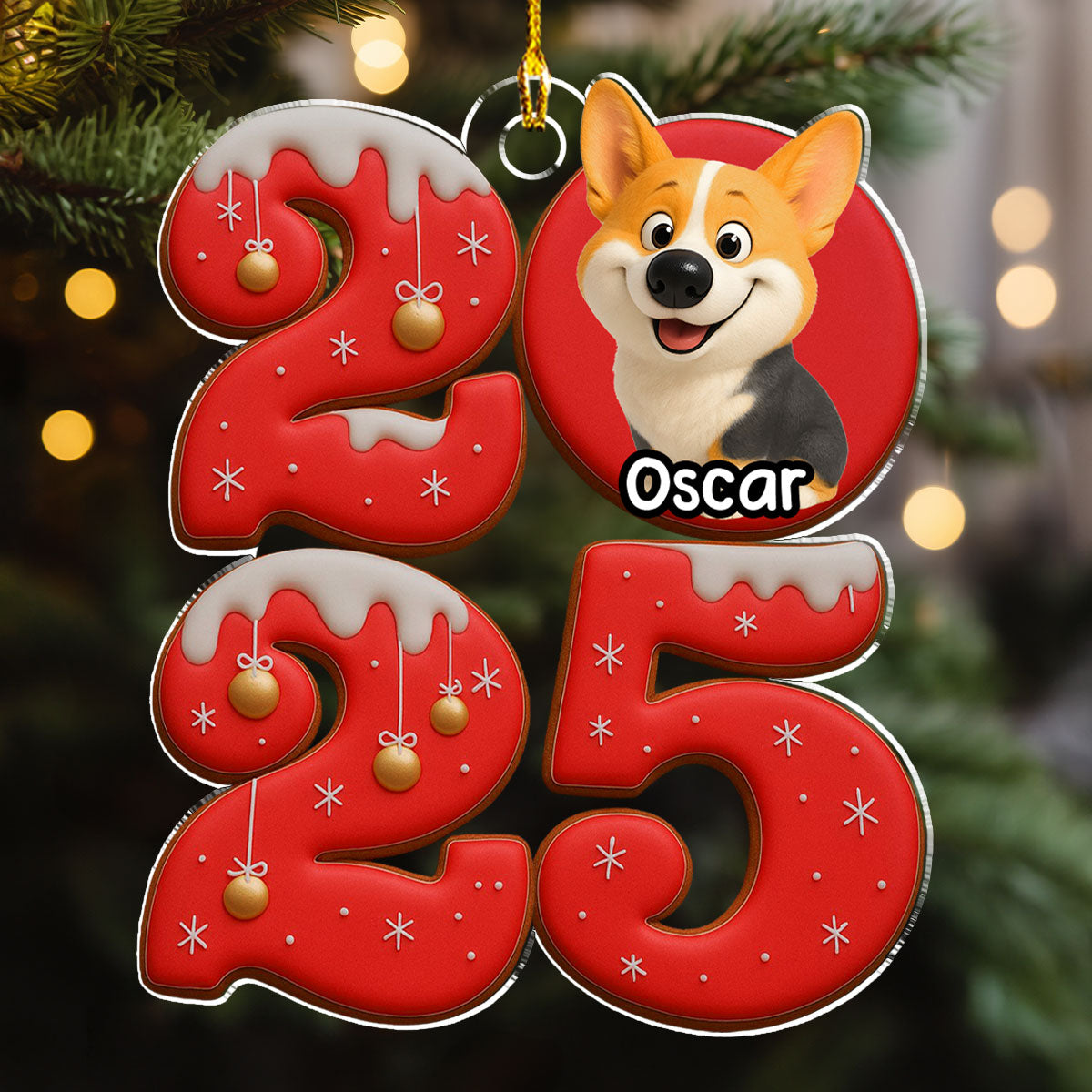 Another Year With You - Personalized Custom Acrylic Ornament
