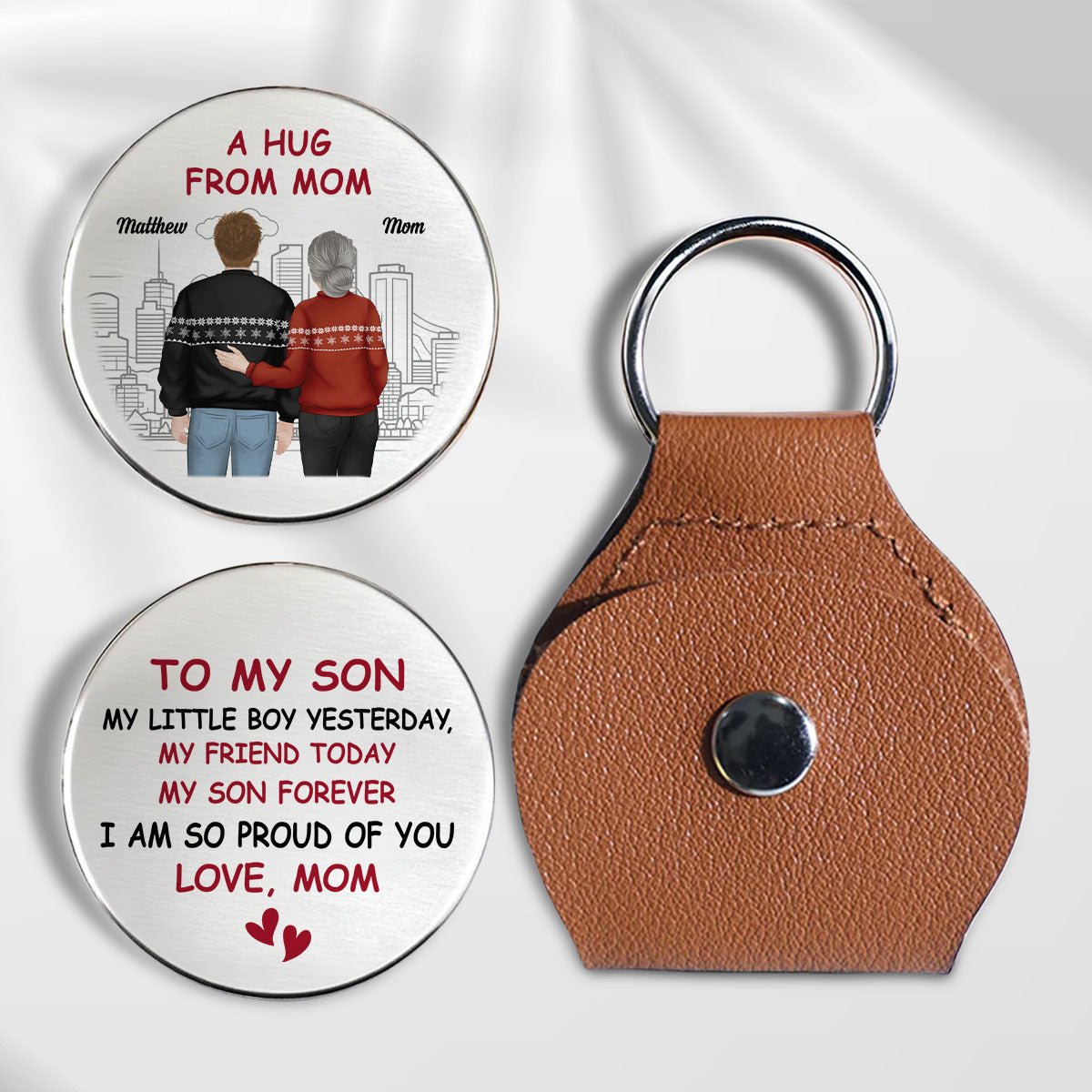 Always My Baby Boy - Personalized Custom Pocket Hug