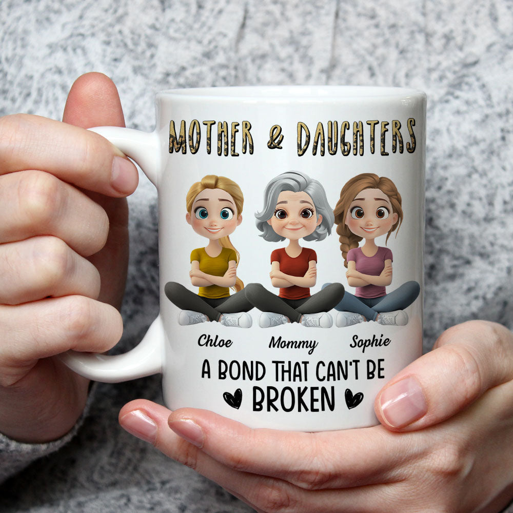 A Bond That Can't Be Broken Cartoon - Personalized Custom Coffee Mug
