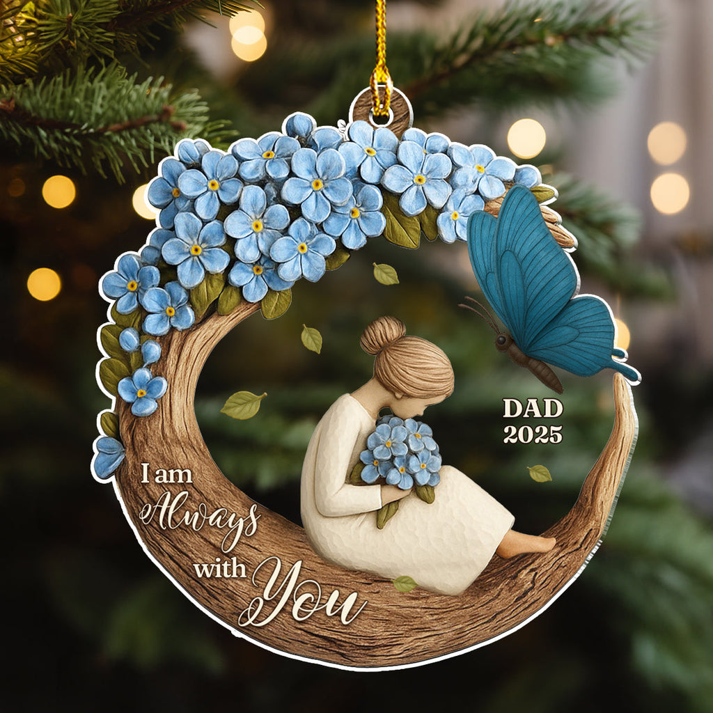 Always Beside You Version 2 - Personalized Custom Acrylic Ornament